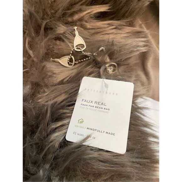 Pottery Barn Luxe Faux Fur Bean Bag Cover - Picture 5 of 8